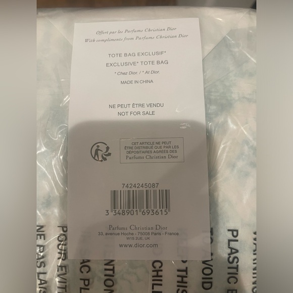 New Authentic Christian Dior Dioriviera summer tote - Picture 16 of 16